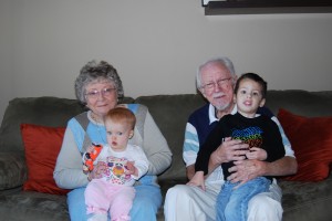 GiGi and Great Papaw came to visit