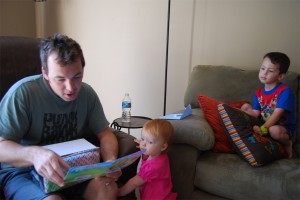 Reading the card like a good Daddy