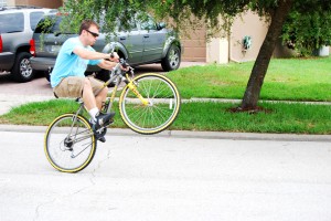 wheelie